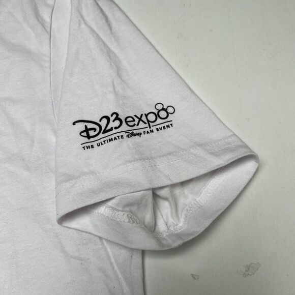 Disney Mens White D23 Expo Disney Parks Imagining Tomorrow Today T-Shirt Size XL - Picture 4 of 6